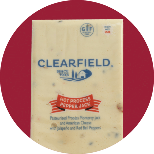 Clearfield® Hot Process Pepper Jack Cheese