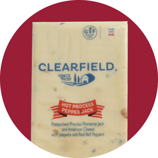Clearfield® Hot Process Pepper Jack Cheese