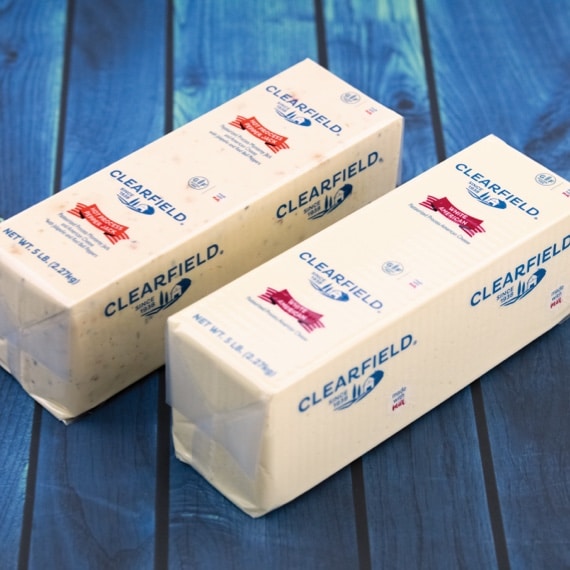 Clearfield® Cheese on Blue Table