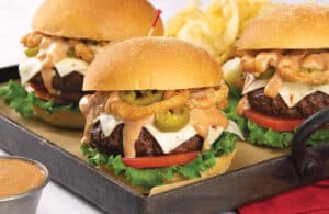 Burger with Clearfield® Cheese