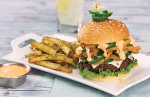 Gourmet Burger with Clearfield® Cheese