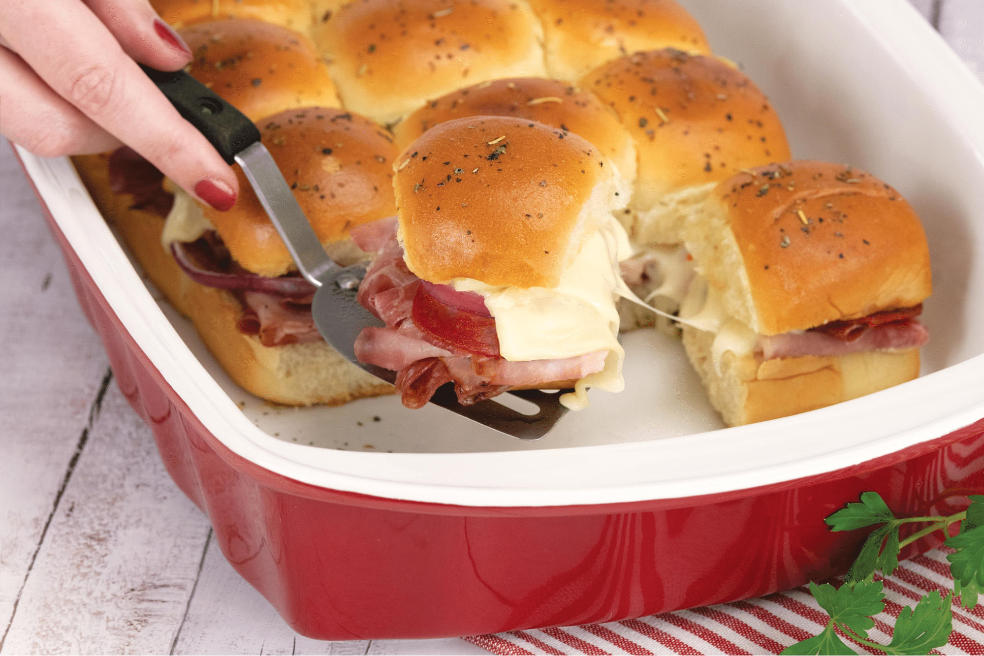 Baked Italian Sliders